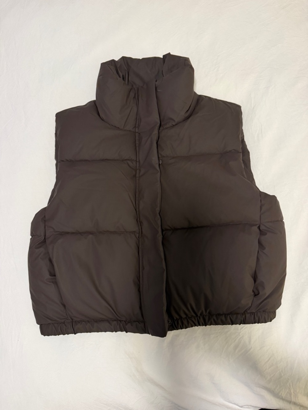 Zara Cropped Puffer Vest